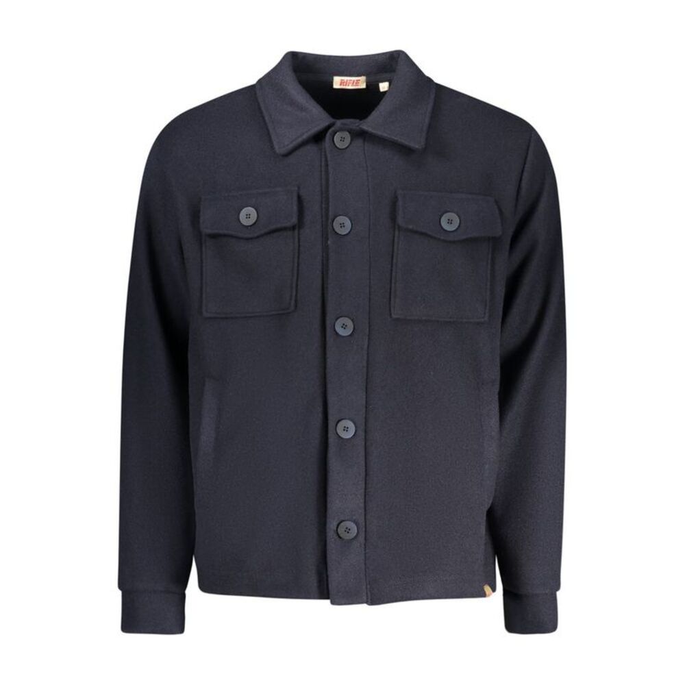 Rifle Blue Cotton Men's Men's Shirt